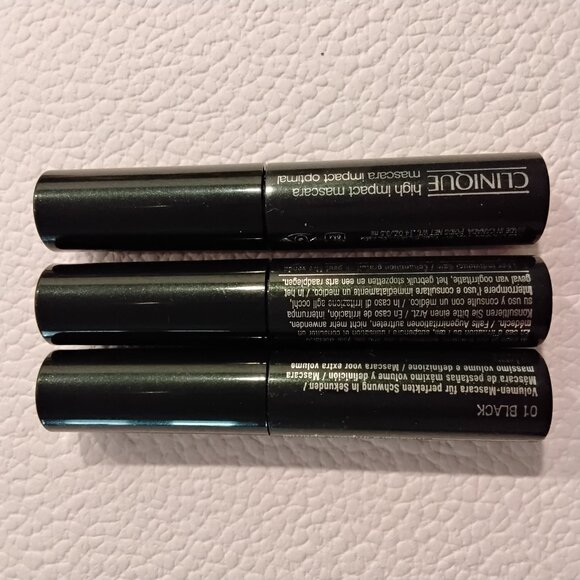 Clinique Other - CLINIQUE MASCARA, a SET of 3, Travel size